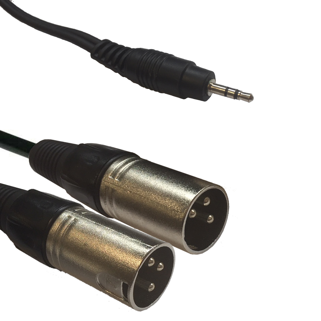 Accu Cable AC-J3S-2XM/3 3,5 Jack Stereo to 2x XLR m – lydadapter