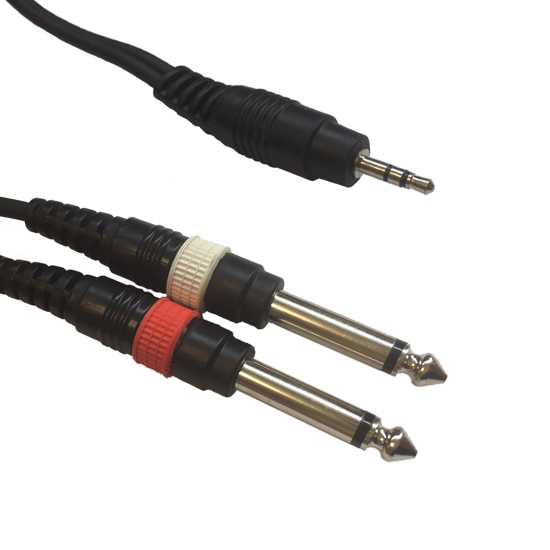 Accu Cable AC-J3S-2J6M/1,5 Jack 3,5 Stereo/2x 6,3 J – lydadapter