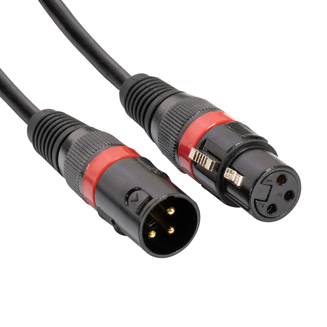 Accu Cable AC-DMX3/10 3 p. XLRm/3 p. XLRf 10m DMX – 3-pins DMX-kabel