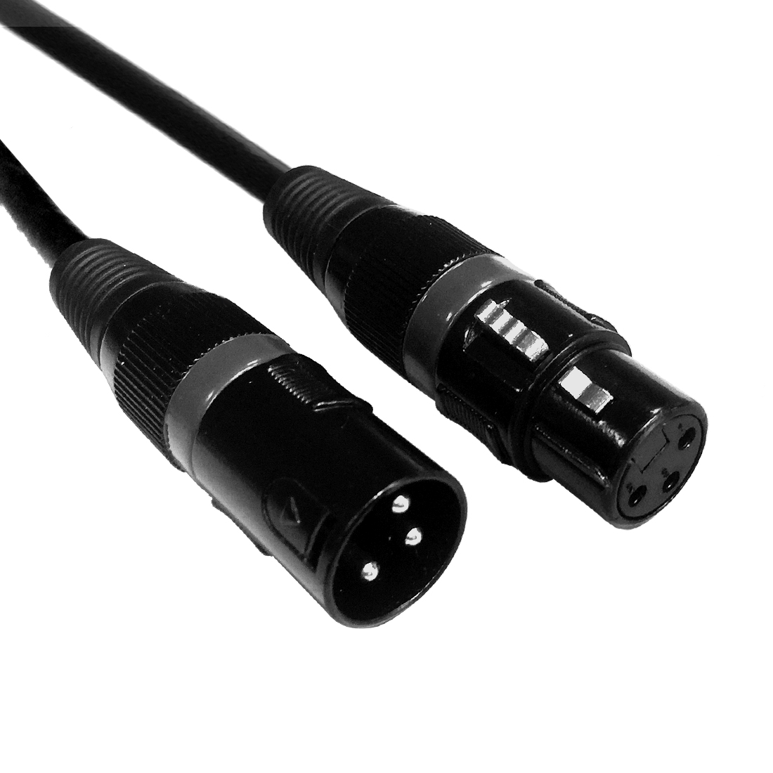 Accu Cable AC-DMX3/15 3 p. XLRm/3 p. XLRf 15m DMX – 3-pins DMX-kabel
