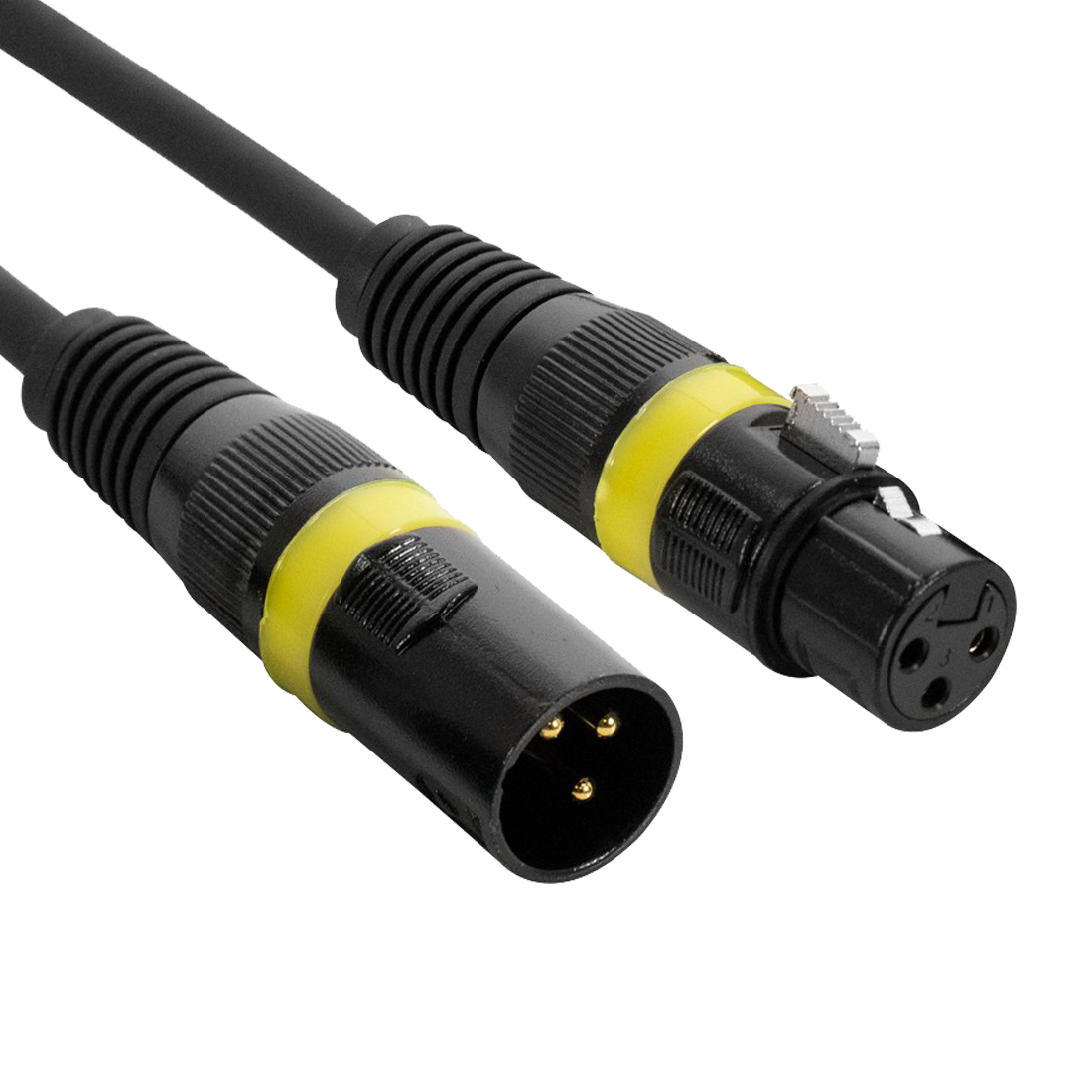 Accu Cable AC-DMX3/30 3 p. XLRm/3 p. XLRf 30m DMX – 3-pins DMX-kabel