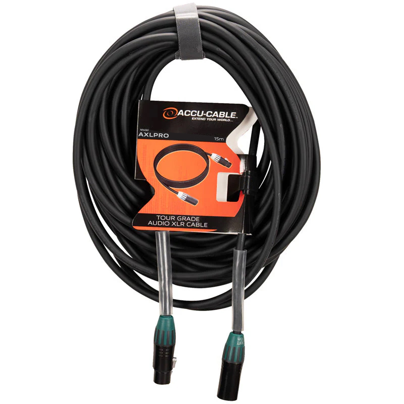 Accu Cable AXLPRO 15m – profesjonell XLR-lydkabel