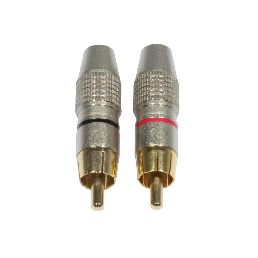 Accu Cable AC-C-RMG/SET RCA Cinch plug male gold – kabelkontakt for lydsignal