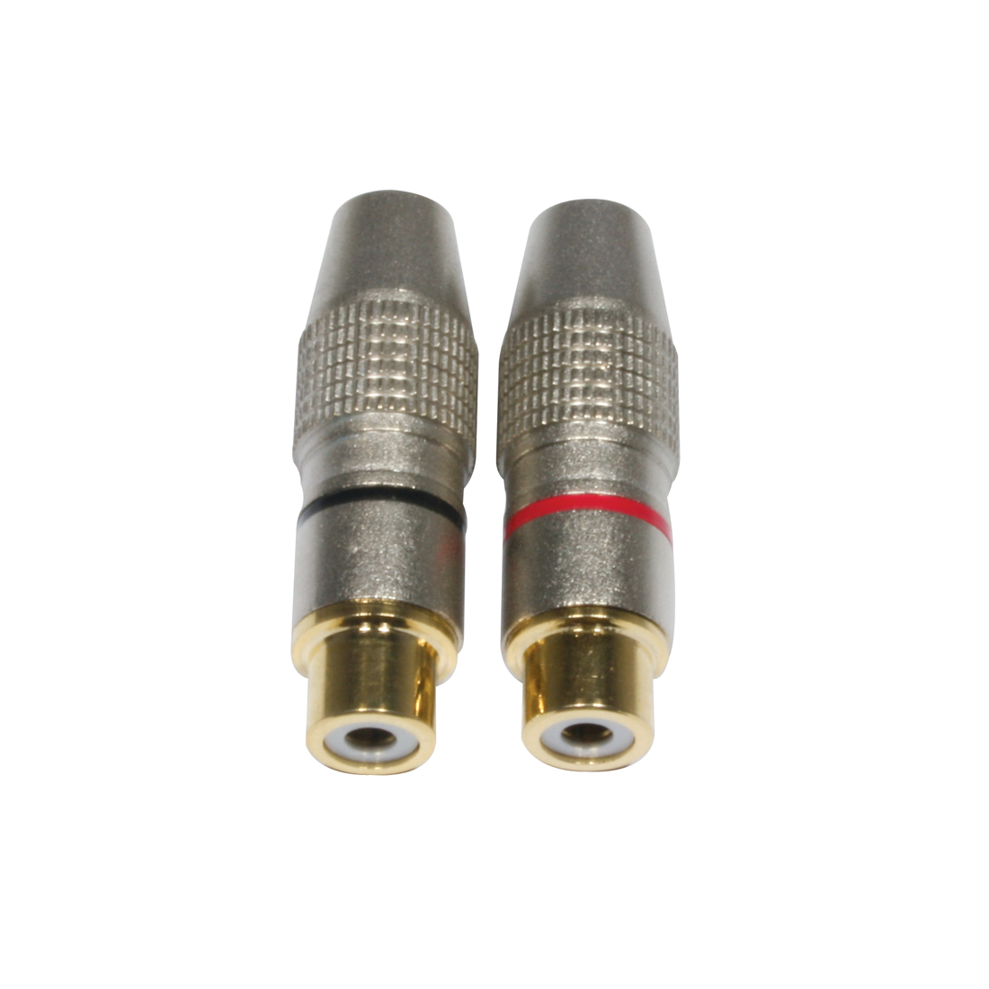 Accu Cable AC-C-RFG/SET RCA Cinch plug female gold – kabelkontakt for lydsignal
