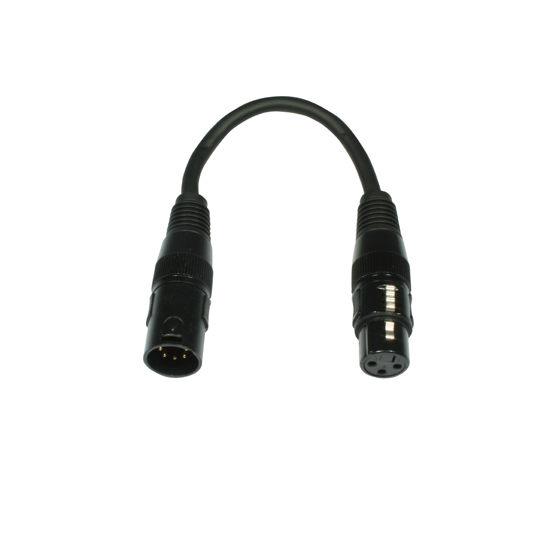 Accu Cable AC-DMXT/5M3F 5pin male/3pin female – DMX-adapterkabel