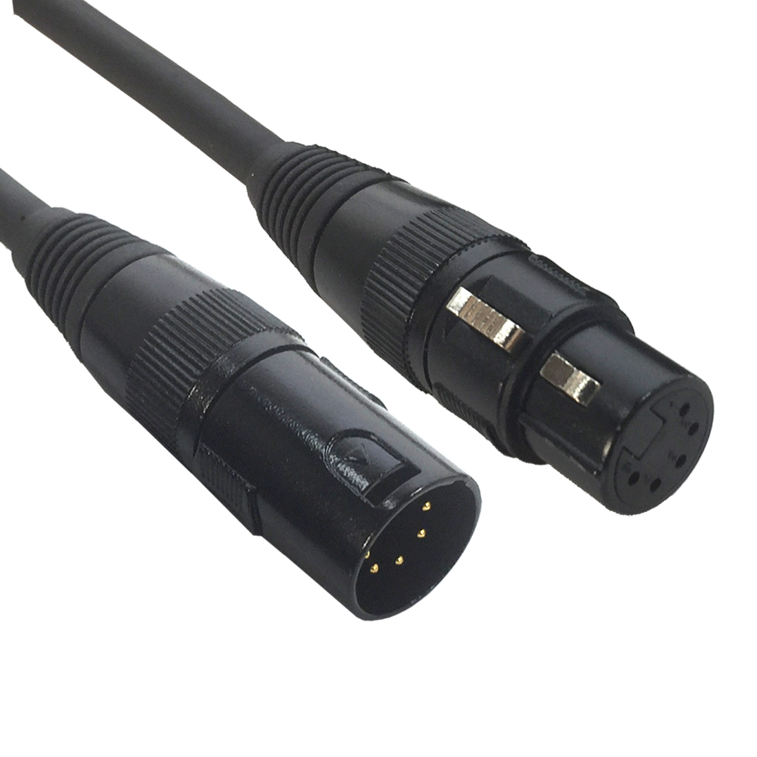 Accu Cable AC-DMX5/3 - 5 p. XLR m/5 p. XLR f 3m DMX – 5-pins DMX-kabel