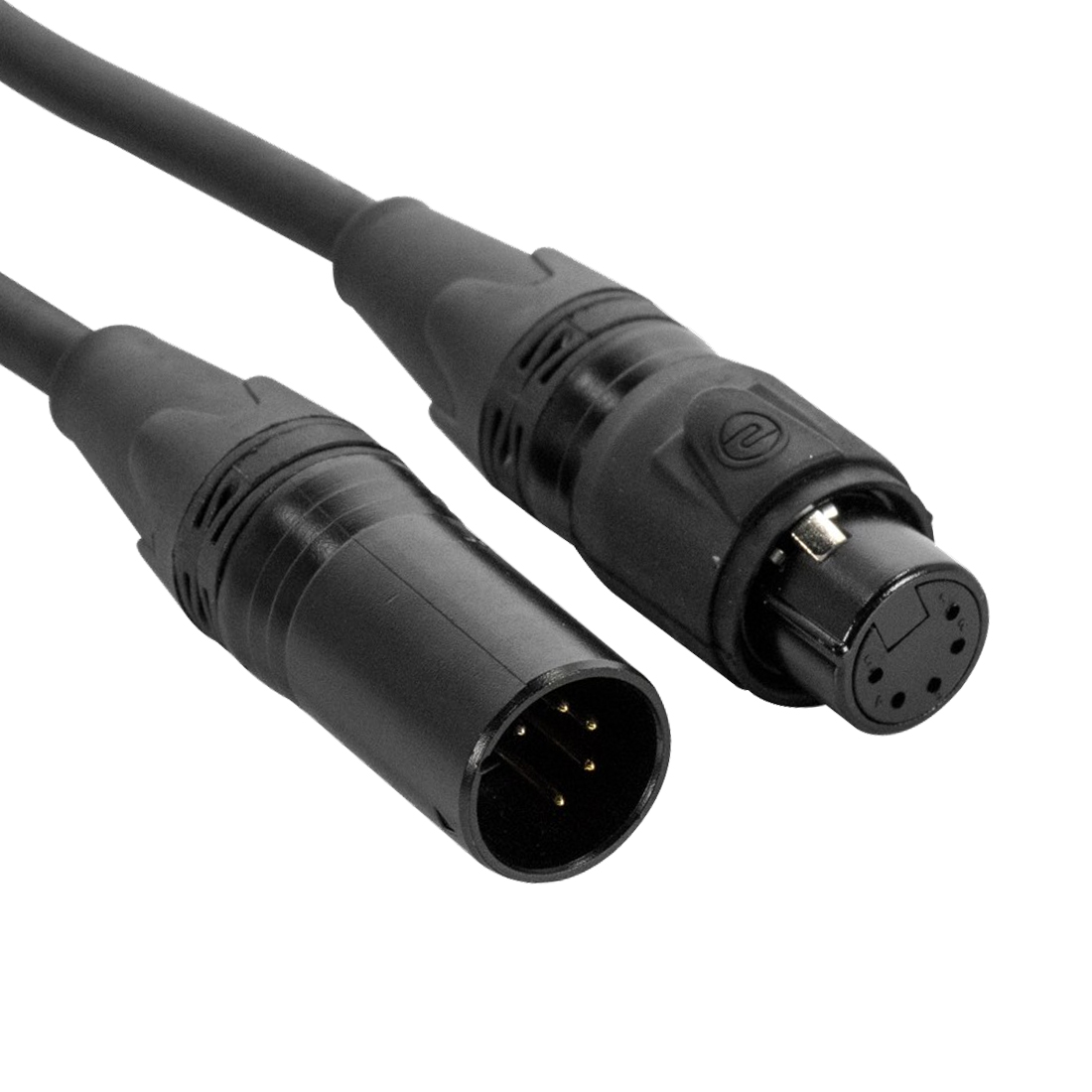 Accu Cable DMX 5pin IP65 1,5m STR – IP65 DMX-kabel