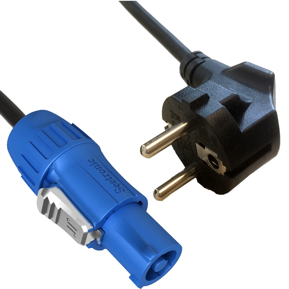 Accu Cable MPC Locking Power - CEE 7/7 10m – locking power hovedkabel